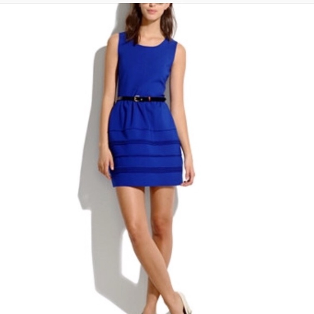 Madewell Silhouette dress in Noble Blue